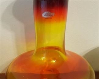 Blenko Glass Vase