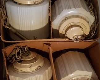 School light fixtures.