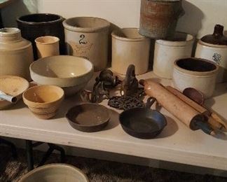 Red Wing Crocks & other Stoneware