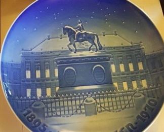 B & G 1970 Christmas Plate