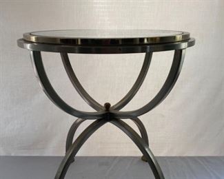 Glass top occasional table