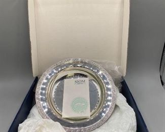 Siom 7 silver plated plate