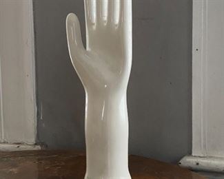 Collectible Ceramic Glove Form