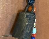 Brass Bells on Beaded Rope