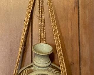 Hand Made Pottery Jug on Carrying Rope