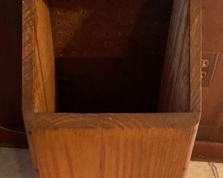 Hand Made Wooden Potato/Onion Bin