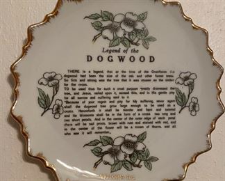 Collector's Plate on the Legend of the "Dogwood" Tree