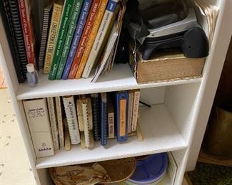 Book Case, Cook Books, Bread Basket