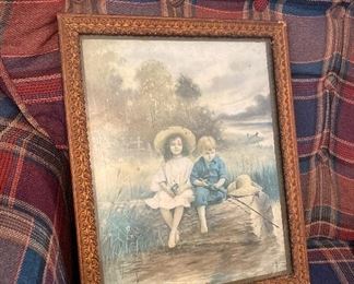 Framed Print Down by a River