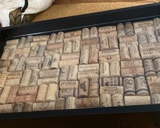Cork Inlaid in Serving Tray