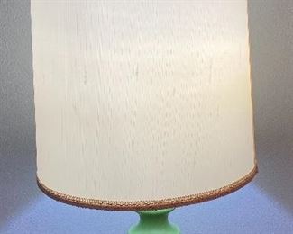 Vintage Jadeite Style Lamp