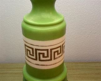 Vintage Jadeite Style Lamp