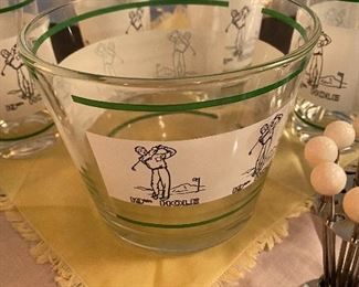 19th Hole Golfers Bar Set & Ice Bucket