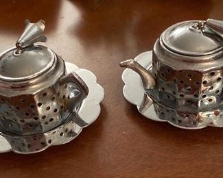 Chrome Mini Tea Pots Japan