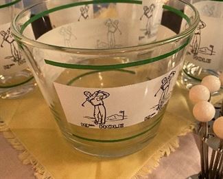 19th Hole Golfers Bar Set & Ice Bucket