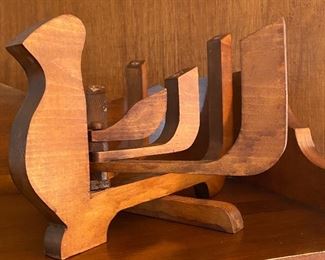 Hand Crafted Wooden Menorah
