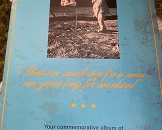 Apollo Flights 8,9, 10, 11 Memorabilia Book