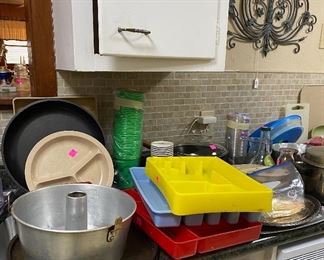 Assorted Kitchen Household Items