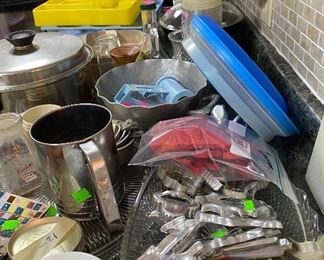 Assorted Kitchen Household Items