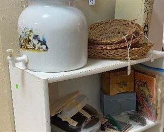 Water Dispenser, Book Case, Cook Books, Bread Basket