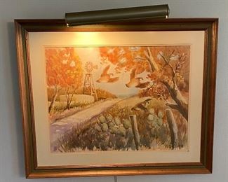 Framed and Signed R.D. Cline