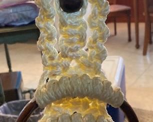 Macrame Towel Holder