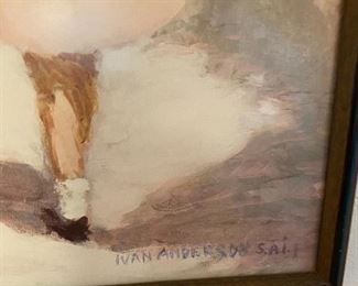 Framed and Signed Ivan Anderson Print