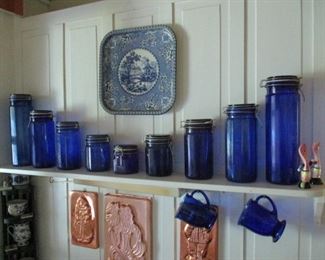 Colbalt Blue Jars