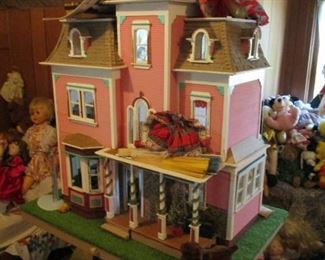 Large Vintage Doll House