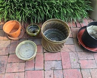 assorted pots