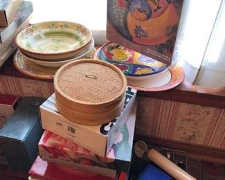 food steamers.serving platters