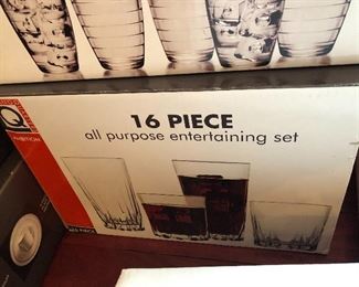glassware new in box