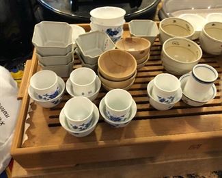 tea cups and bowls