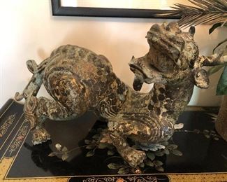 Asian metal decor