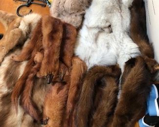 fur pelts