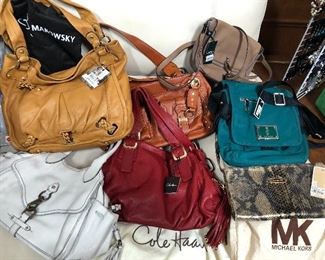 Cole Haan, Michael Kors, many new with tags