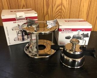 stainless burners / stands