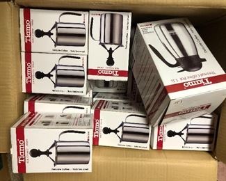 stainless steel coffee & teapots - multiples - new in box