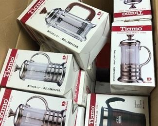 stainless & glass coffee press