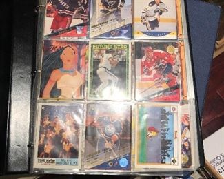 1990s NHL trading cards - Disney cards