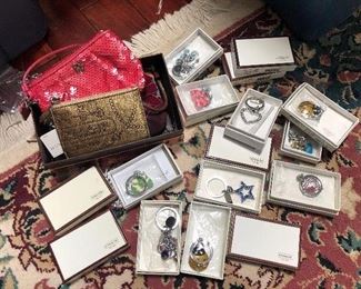 Key fobs - key chains - purse clips -new in box. Multiples