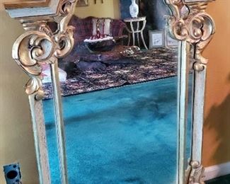 Large Arch Gold Mirror