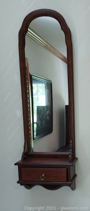 Unique Wall Mirror with Drawer