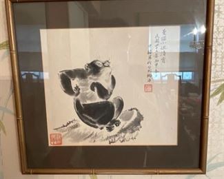 Asian Animal Framed Pictures
