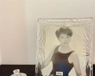 Crystal Frame and Covered Box