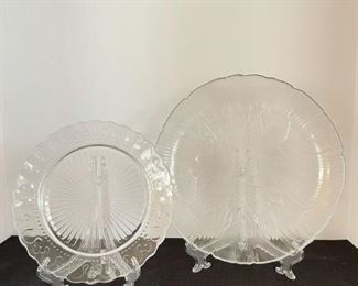 Glass Serving Plates