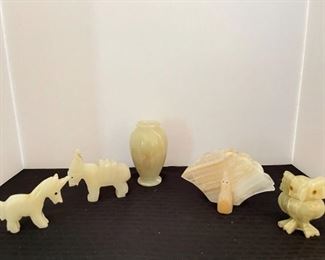 Marble Carved Menagerie
