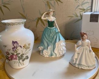 Royal Doulton Figurines and Vase