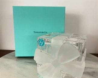 Tiffany Crystal Lidded Box