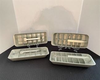 Vintage Aluminum Ice Cube Trays Westinghouse